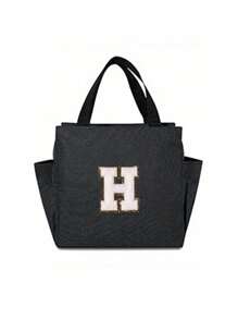 新款多巴胺大容量双层午餐袋防水便携式午餐盒袋阳离子大号保温袋冰袋加厚野餐袋保温冷藏午餐盒袋野餐旅行户外夏季海滩女士野餐包保温午餐袋多功能野餐包通勤便当袋学校收纳袋教师储物袋教室袋教室收纳袋女士女士学校用品配件旅行必需品假期返校学校用品学校必需品学校袋女士午餐袋 - 黑色 - 查看 19