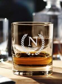 1 pieza Vaso de whisky personalizado con nombre, Vaso de chupito de whisky personalizado con nombre, Vaso de whisky de 300ml personalizado, Cristalería personalizada con nombre, Regalo personalizado, Vaso de whisky con nombre personalizado, para aniversarios, San Valentín, Día de la Madre, Cumpleaños, Día del Niño, Día del Padre, Graduación, Bodas, Inauguración del hogar, Sala de estar, Dormitorio, Salón de té, Hogar, Comedor, Oficina, Fiesta, Decoración de cumpleaños