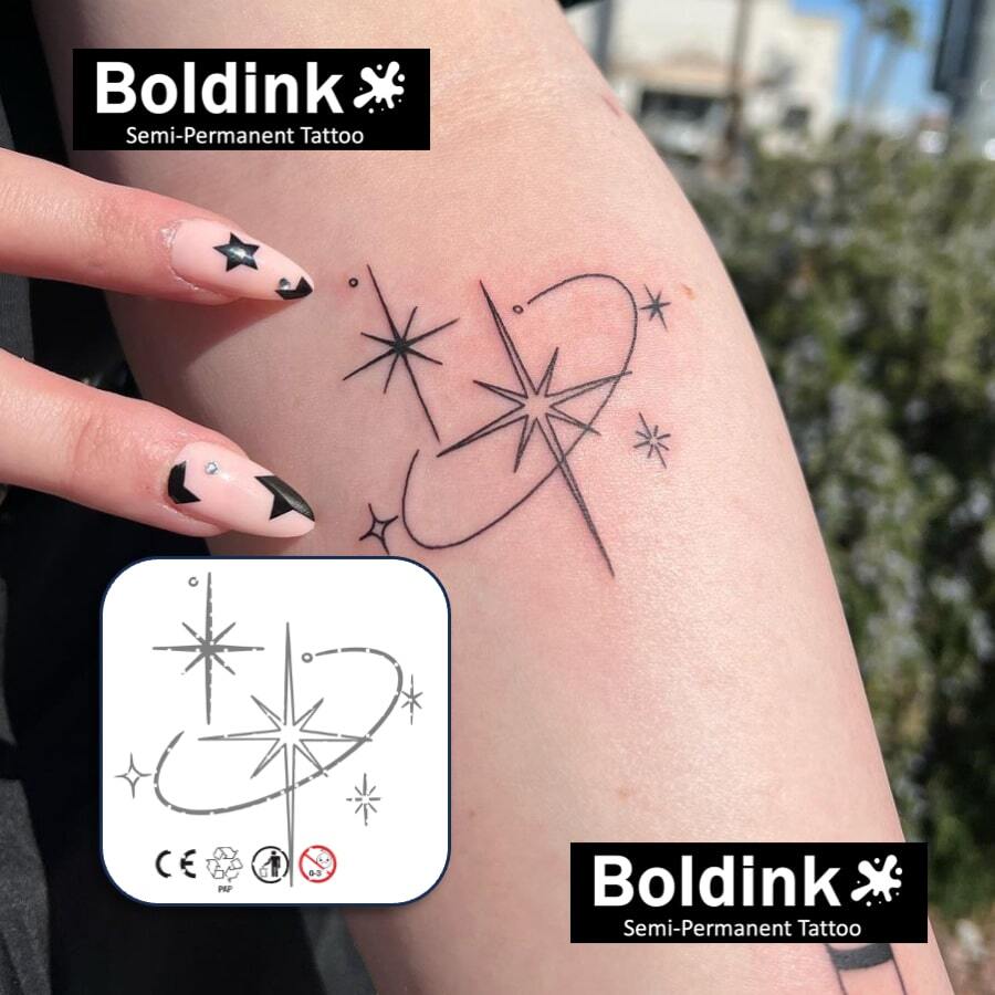 レボリューショナリーテクノロジータトゥーキット、セミパーマネントタトゥー、テンポラリータトゥー、フェイクタトゥー、防水、オーセンティックな