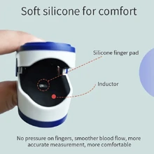 Belovedone Monitor de frecuencia cardíaca, oxímetro de pulso para el hogar de tipo clip de dedo para la detección de oxígeno en la sangre y la frecuencia cardíaca (batería no incluida)