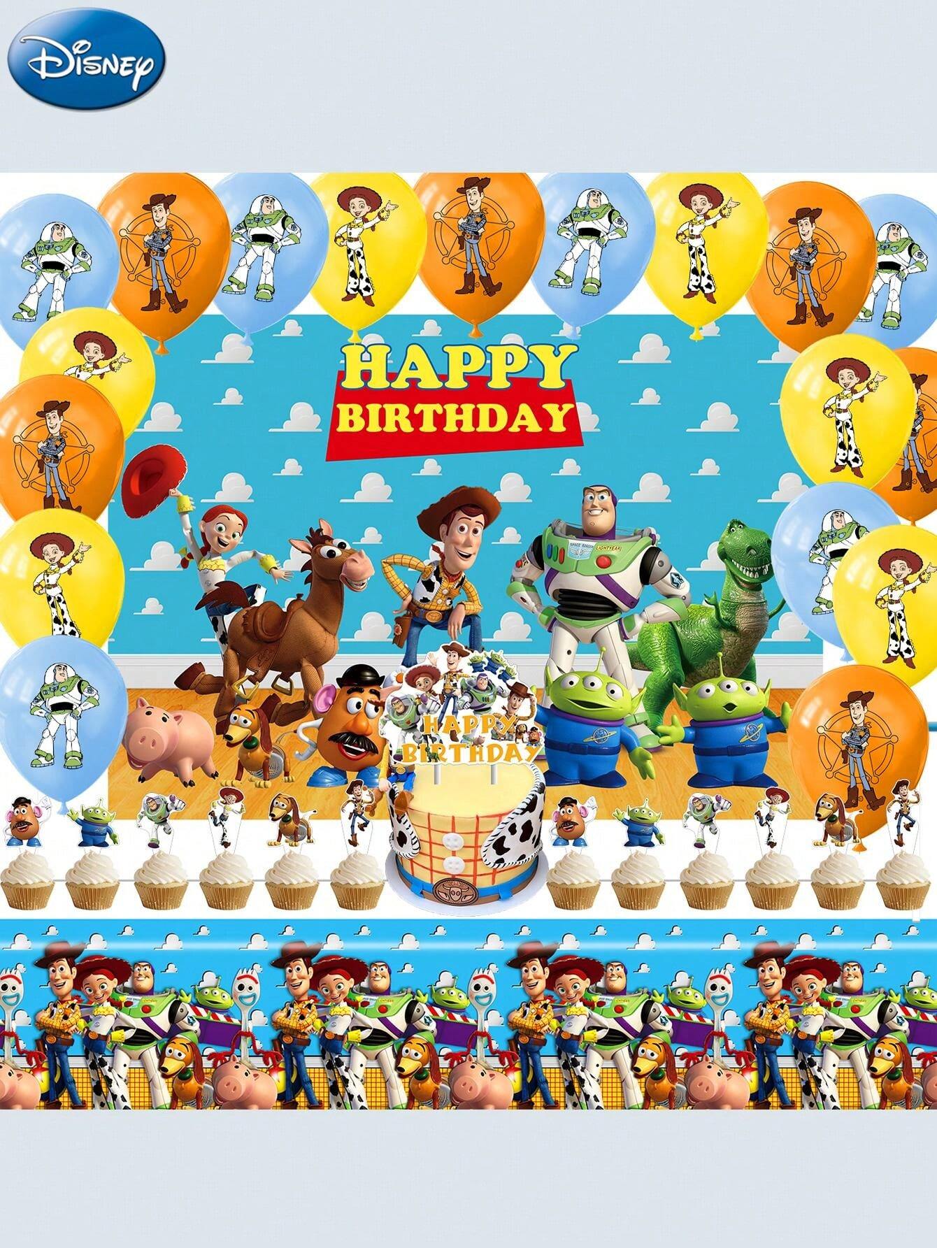 Disney 34PCS Stitch Frozen Mermaid Birthday Decorations Party