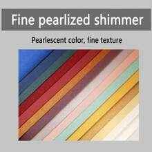 [Various Quantity] Pieces Of A4/A6 230gsm Pearlescent Craft Paper, DIY Handmade Card Paper, Colorful Packaging Paper, Glitter Card Paper, Thicker Paper, Suitable For Party Gift Decoration, Greeting Cards, Gift Wrapping, Business Cards, DIY Invitations, Christmas, New Year Back To School