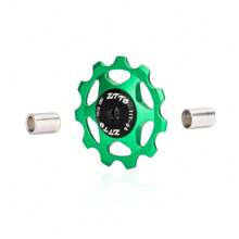 Polea guía del desviador de acero ZTTO, rueda de jockey de bicicleta de MTB / carretera con rodamiento de acero de 11T / 13T aleación de aluminio CNC AL7075, disponible en 4 mm / 5 mm / 6 mm