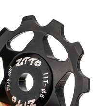 Polea guía del desviador de acero ZTTO, rueda de jockey de bicicleta de MTB / carretera con rodamiento de acero de 11T / 13T aleación de aluminio CNC AL7075, disponible en 4 mm / 5 mm / 6 mm