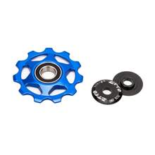 Polea guía del desviador de acero ZTTO, rueda de jockey de bicicleta de MTB / carretera con rodamiento de acero de 11T / 13T aleación de aluminio CNC AL7075, disponible en 4 mm / 5 mm / 6 mm