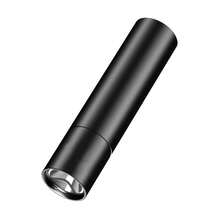 High-Power LED Flashlight, Portable Outdoor And Household USB Rechargeable Emergency Self-Defense Mini Flashlight For Camping And Hiking, 1pc - Black - View 9