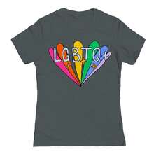 Nearly There Lgbtq+ Lgbtq Graphic Ladies Cotton T-Shirt - Màu xám đen - Xem 1