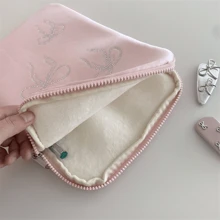 Ins Schleife mit Strasssteinen Niedlich Tablet-Tasche 11/13/15 Zoll Notebook Schutz Schulanfang