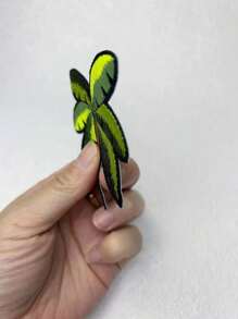 3 件高品质仿棕榈树刺绣补丁，条纹贴花徽章，适用于 DIY 缝纫，服装装饰贴纸熨烫修补补丁