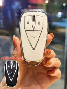 Housse de clé TPU compatible avec Changan CS75 Plus/Unit/Univ, Eado CS35/CS55, Uni-K X5, Oushang Auto