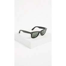 Ray-Ban RayBan | Kính mát Wayfarer chính hãng RB2140 - Đen/Xanh lá cây - Xem 4