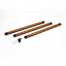 6 X18"Heavy Duty Magnetic Tool Bar Storage Holder Rack Garage Wall Holder Strips - Yellow - View 7