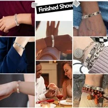 10mm*9mm Italian Charm Bracelet Link, Modular Stainless Steel Link, Neutral Style Bracelet Links For Woman Man To Create Personalized Bracelet