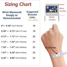 10mm*9mm Italian Charm Bracelet Link, Modular Stainless Steel Link, Neutral Style Bracelet Links For Woman Man To Create Personalized Bracelet