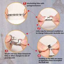10mm*9mm Italian Charm Bracelet Link, Modular Stainless Steel Link, Neutral Style Bracelet Links For Woman Man To Create Personalized Bracelet