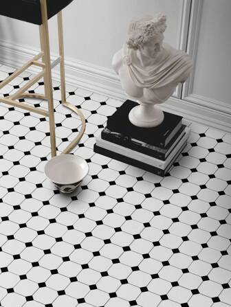 SUPSTICKER 1/12/24pcs Simple Style Printing Self-Adhesive Waterproof Non-Slip Floor Stickers Home Decoration Wall Stickers Wear-Resistant Peel And Stick Remodeling Landscaping Tile Stickers, Two Sizes Available: 7.87X7.87inch/11.81X11.81inch, Stickers, Wall Decal, Vinyl Decal For Home Decorations, Spring Decoration Items Refresh Your Home, Festival Decoration Stickers Gifts Birthday Graduation Floor Tiles Flooring Floor Tiles Self Adhesive Floor Tiles Peel Stick Living Room Decor Room Decor Kitchen