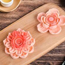 Moule en silicone pour bougie d'aromathérapie lotus 3D créative, outil de fabrication de savon DIY, convient pour les fleurs, les roses, le plâtre et l'artisanat de résine, la décoration de la maison, le dîner romantique aux chandelles et la décoration de fête, cadeau pour la Saint-Valentin et Noël