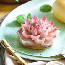 Moule en silicone pour bougie d'aromathérapie lotus 3D créative, outil de fabrication de savon DIY, convient pour les fleurs, les roses, le plâtre et l'artisanat de résine, la décoration de la maison, le dîner romantique aux chandelles et la décoration de fête, cadeau pour la Saint-Valentin et Noël