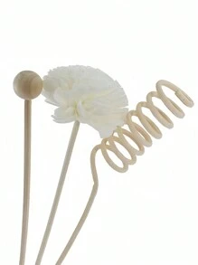 9 Pieces Of Tongcao Flower Sola Flower Natural Rattan Curved Wooden Beads Decoration Diffuser Deodorant DIY Aromatherapy Accessories