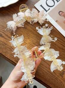 Pince à cheveux en maille multicouche en forme de papillon, pince à cheveux douce et de haute qualité, nouvelle pince à cheveux de style pour coiffures relevées de femmes, pince à cheveux, pinces à cheveux, pince à cheveux
