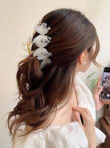 Pince à cheveux en maille multicouche en forme de papillon, pince à cheveux douce et de haute qualité, nouvelle pince à cheveux de style pour coiffures relevées de femmes, pince à cheveux, pinces à cheveux, pince à cheveux