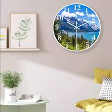 1 Đồng hồ treo tường hình tròn 5D đẹp và phong cách với khung trang nhã, màn hình im lặng và rõ ràng, kính trong suốt cao, tuyệt vời cho gia đình, văn phòng, trường học và trang trí nhà cửa - Nhiều màu - Xem 4