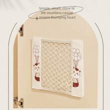1 Túi đựng đồ dùng nhà bếp, phòng ngủ, phòng khách, thiết bị lưu trữ, kệ treo tường gia đình không có lỗ, túi đựng rác bằng nhựa, lưu trữ, sắp xếp đồ dùng nhà bếp, sắp xếp đồ dùng nhà bếp, trang trí phòng, trang trí nhà cửa. - Màu trắng sữa - Xem 3
