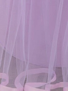 Vestido de tul morado para bebés niñas, perfecto para fiestas de juegos de rol, reuniones, actuaciones y ocasiones formales