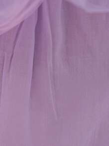 Vestido de tul morado para bebés niñas, perfecto para fiestas de juegos de rol, reuniones, actuaciones y ocasiones formales