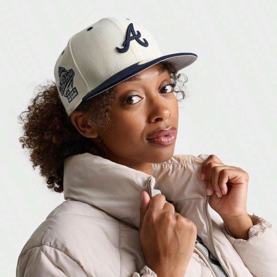 Gorra ajustada 59FIFTY de la  de los - 70801011-140/Cromo/Marino - Ver 1