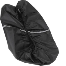 1/2 pièces Housse imperméable pour panier de vélo, doublure protectrice pour panier de moto électrique, housse de pluie pour sac à dos d'extérieur avec bandes réfléchissantes, sac, organiseur, rangement