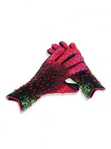 1pair Adult Goalkeeper Gloves Anti-Slip Training Wear-Resistant Equipment With Finger Protection For Soccer