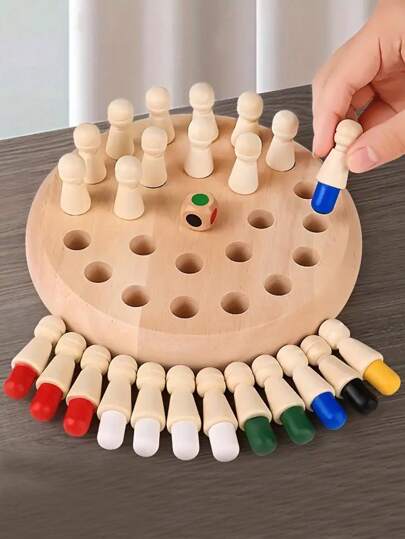 Puzzle Memory Chess Toy Brain Memory Exercise Focus Training Parent-Child Game Chess