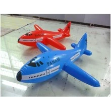 3/1 pieza Modelo de avión inflable, accesorios deportivos, juego de agua inflable en forma de avión, juego interactivo para campamento y jardín, material de PVC duradero, avión inflable, disponible en 3 colores