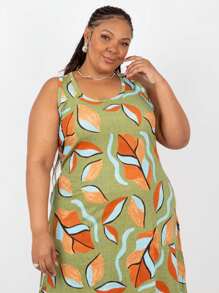 Plus Size Dresses - マルチカラー - チェックする 4