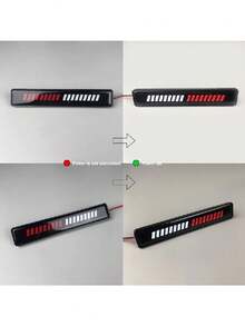 1pc Universal Car LED Front Bumper 36 LED Grille Lights Color Ambient Lights Car Exterior Decorative Lighting - Red - View 6