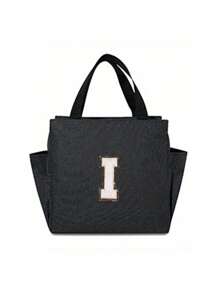 新款多巴胺大容量双层午餐袋防水便携式午餐盒袋阳离子大号保温袋冰袋加厚野餐袋保温冷藏午餐盒袋野餐旅行户外夏季海滩女士野餐包保温午餐袋多功能野餐包通勤便当袋学校收纳袋教师储物袋教室袋教室收纳袋女士女士学校用品配件旅行必需品假期返校学校用品学校必需品学校袋女士午餐袋 - 黑色 - 查看 30