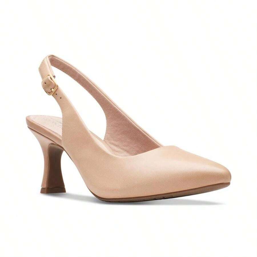 Clarks Giày cao gót Kataleyna Step dành cho nữ - Màu be ấm áp - Xem 1