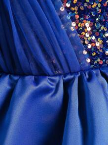 Festliches Blumenmädchen Partykleid für Kleine Mädchen, Tanz-Kostüm mit Tüll und Glitzer, süßes Geburtstags-Prinzessinnenkleid für Mädchen