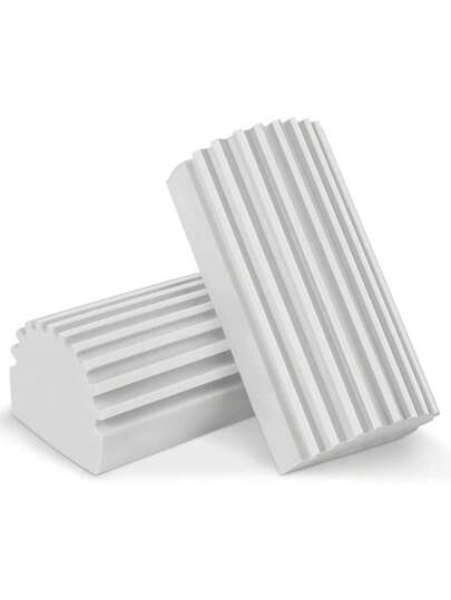 8 قطع إسفنجة تنظيف قابلة لإعادة الاستخدام للغبار والرطوبة، منظف للستائر والزجاج والحوامل السفلية والفتحات والقضبان والمرايا وتجاويف النوافذ