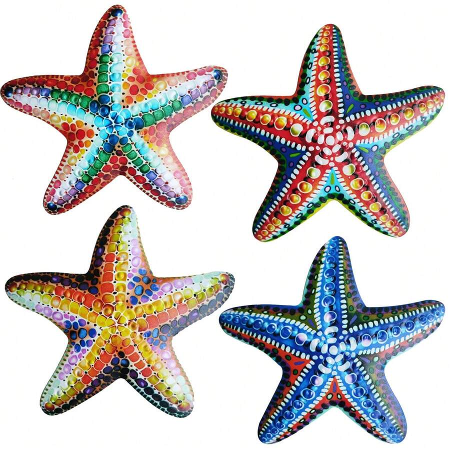 1 pezzo Decorazione Stella Marina in ferro, appendi stella marina in metallo, decorazione parete esterna con stelle marine - Multicolore - Visualizzare 1