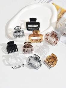 10入組幾何中空髮夾，時尚的髮簪適用於盤髮，馬尾髮爪