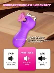 Mini Cat Sucking Vibrator Clitoral Clit Sucker Oral Stimulator Adult Women Couples Sex Toy - Purple - View 11