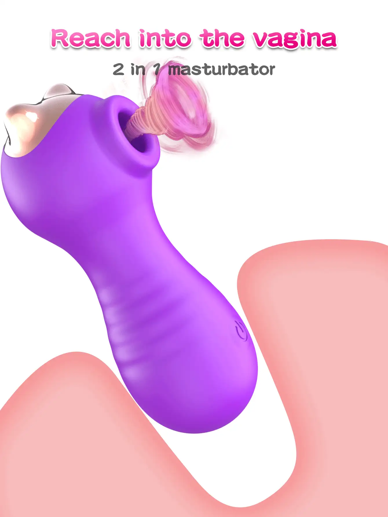 Mini Cat Sucking Vibrator Clitoral Clit Sucker Oral Stimulator Adult Women Couples Sex Toy - Purple - View 7