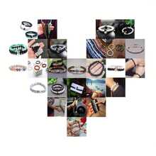 Natural Black Lava Stone Round Disks Loose Beads For Diy Handmade Jewelry Making, Bracelets, Necklaces, 4-12mm - Black - View 6