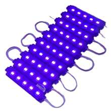 Paquete 20 Módulos De 5 Led 5050 Tipo Encapsulado - Morado - Ver 2