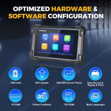 UDIAG X-30汽車診斷工具，OE級全系統掃描儀，無線雙向汽車掃描工具，40多種重置服務，主動檢測，ABS排氣/噴油器編程/油量重置/IMMO/TPMS/SAS/BMS - 藍色 - 查看 9