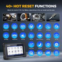 UDIAG X-30汽車診斷工具，OE級全系統掃描儀，無線雙向汽車掃描工具，40多種重置服務，主動檢測，ABS排氣/噴油器編程/油量重置/IMMO/TPMS/SAS/BMS - 藍色 - 查看 4