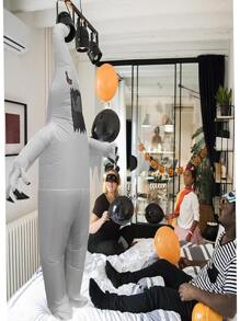 Disfraz Inflable De Fantasma Para Adultos 150-190 cm - Blanco - Ver 1