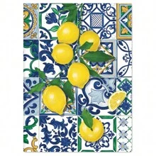 1入組墨西哥辣椒檸檬拼貼式海報復古帆布油畫客廳廚房牆面藝術畫作，適用於酒吧裝飾，不含框架 - 彩色 - 查看 26